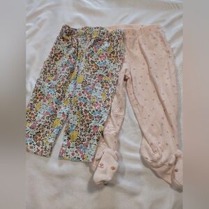 Carter's Girls 6 Months Pants - 2 Pairs